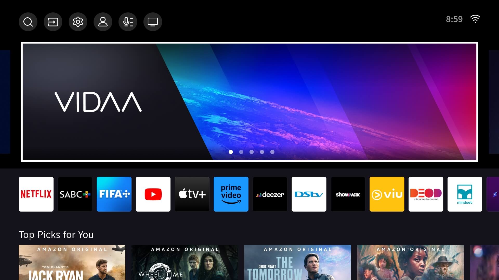 Smart TV ( Self apps log in)